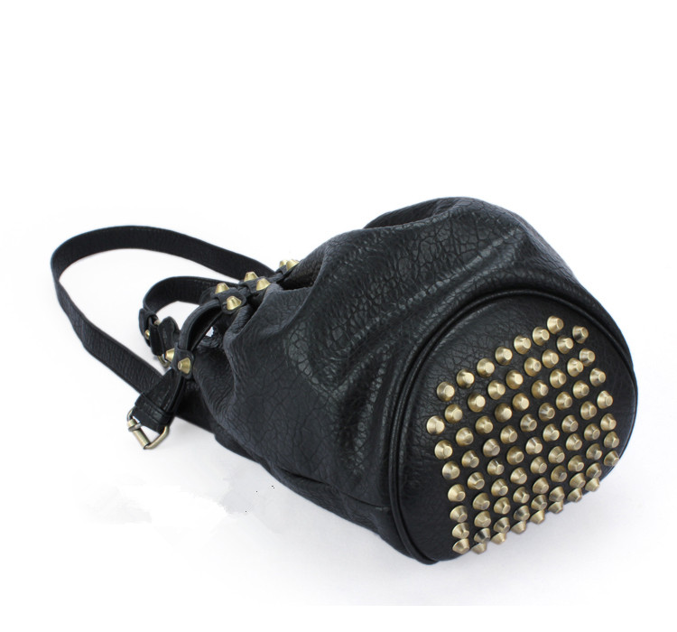 Black Shoulder Bag Rivet Punk on Luulla